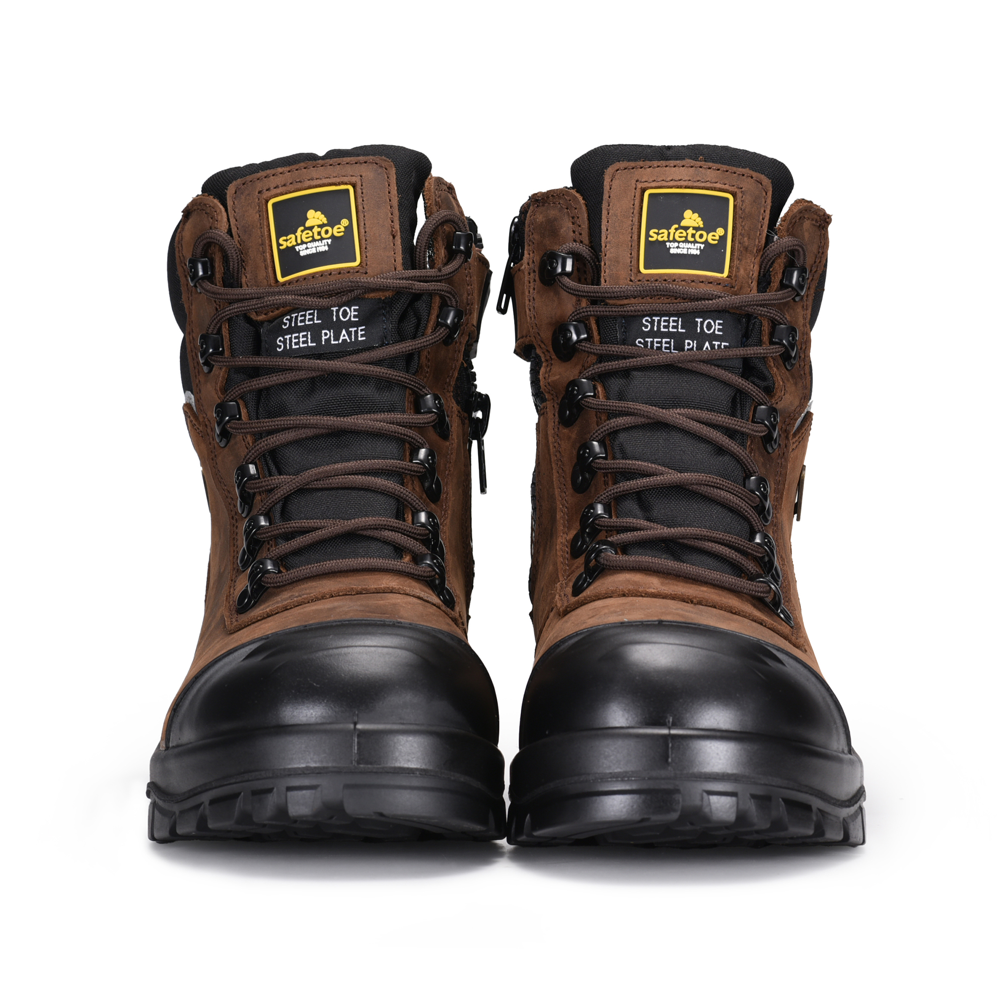 Composite Toe Safety Work Boots Waterproof Membrane M-8577 Brown