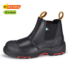 Csa Canadian Green Triangle Safety Work Boots M-8025NBK