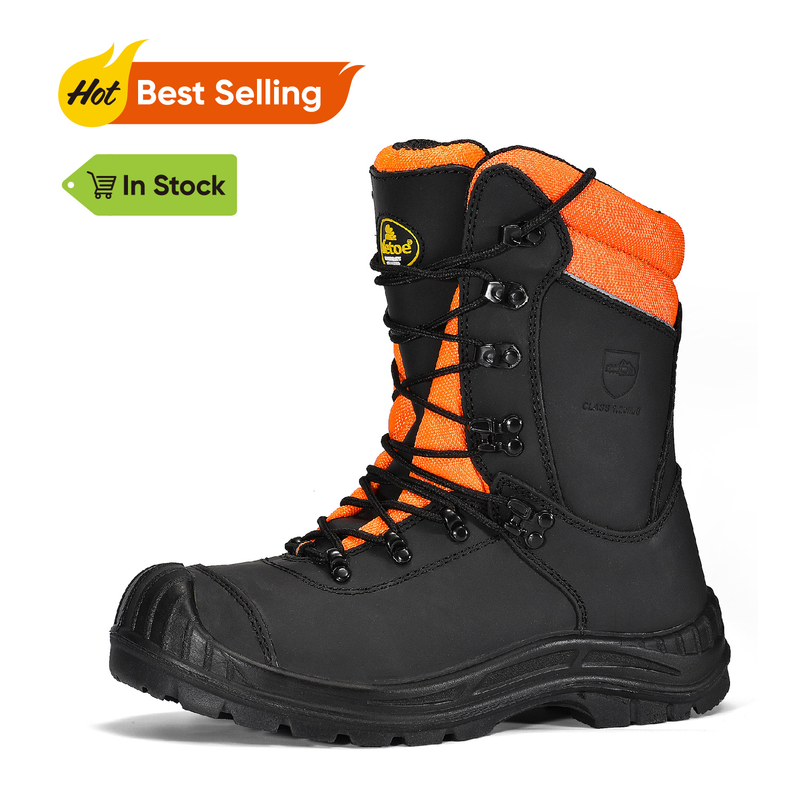 Lightweight Chainsaw Logger Safety Boots Lace to Toe LMZ9051088 