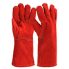 Welder Leather Work Gloves S-H24 Red