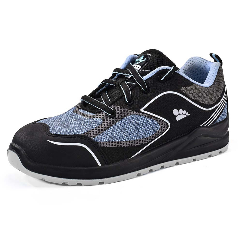 Breathable Summer Safety Trainers L-7501 Blue (Speed)