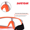 Over Glasses Clear Safety Goggles SG036 