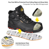 Water Resistant Membrane Lining Heavy Duty Work Boots With Composite Toe M-8565