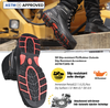 Oil-Resistant Work Boots with Water-Resistant Membrane H-9552BK