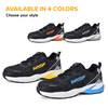 S1P Aluminum Toe & Anti-Slip for Logistics Workers L-7609 Blue