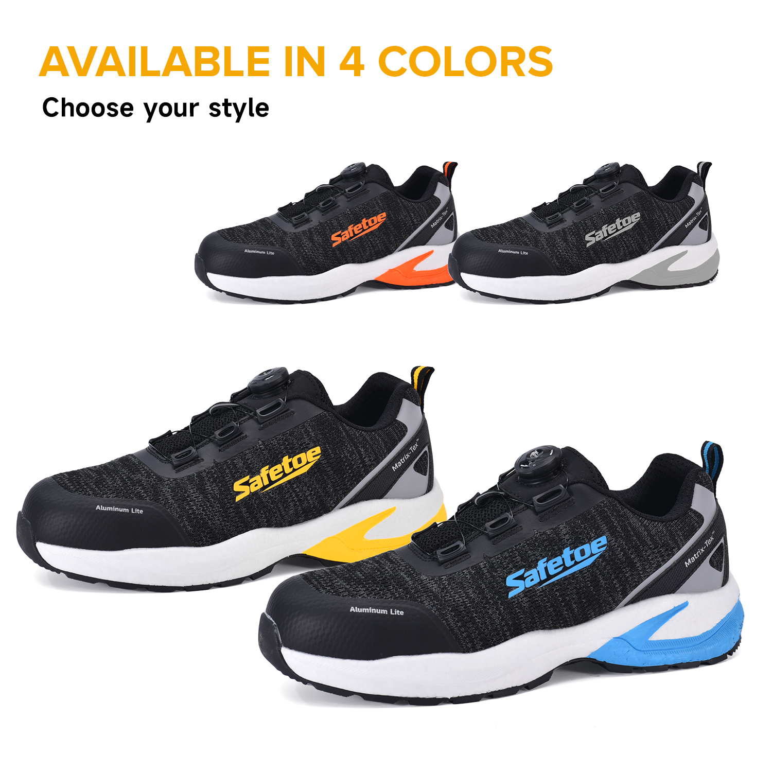 S1P Aluminum Toe & Anti-Slip for Logistics Workers L-7609 Blue