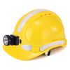 Mining & Underground Safety Helmet with Headlamp and Reflective Strips