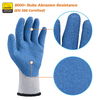 Latex Coated EN 388 2242X Work Gloves for Construction & Handling LY-3013 Grip Guarder Blue