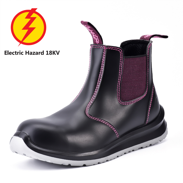 High Voltage Insulated Electrical Rated Insulation Safety Work Boots for Women