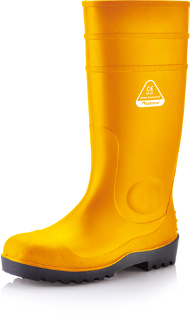 Heavy Duty Steel Toe Rain Boots W-6037 Yellow