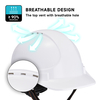 Construction Hard Hat Helmets W-018 White