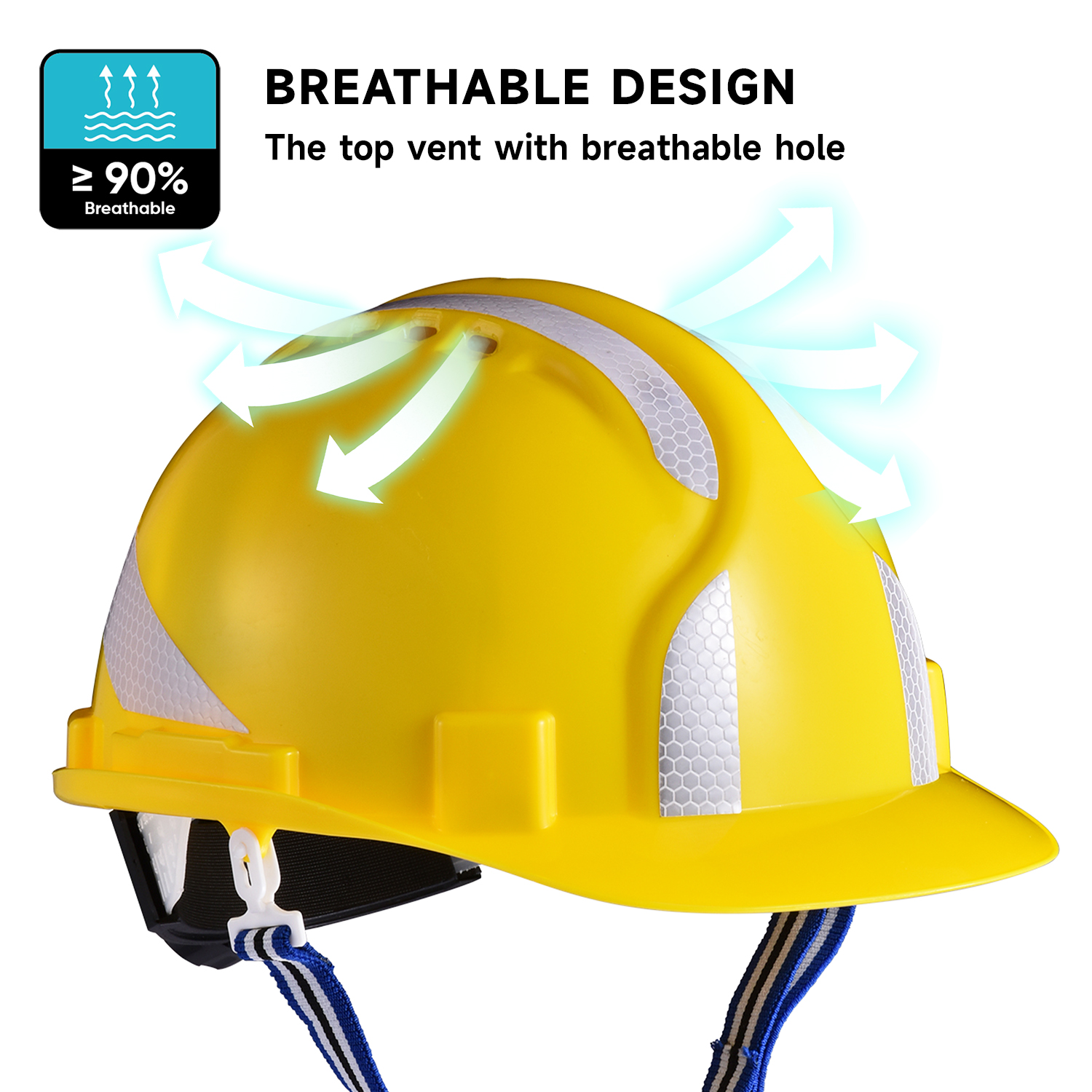 American Style Safety Helmet W-036 Yellow
