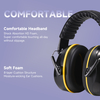 ABS Hearing Protection Ear Muffs Protective Ear Muffs Ready Stock FM-1B Yellow