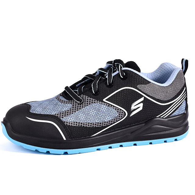 Breathable Summer Safety Trainers L-7501 Blue (Speed)