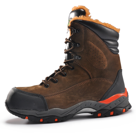Insulated Fur Lined Rigger Winter Steel Toe Safety Work Boots H-9537 Winter