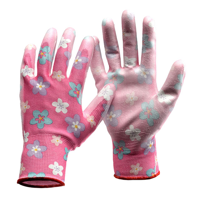 PU Coated Garden Work Gloves FL-PU2001EF2
