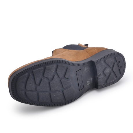 Brown Slip On Safety Boots M-8316