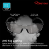 Industrial Black Lens Safety Glasses SG003 Black