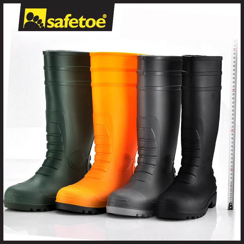 Heavy Duty Rain Boots W-6038 White