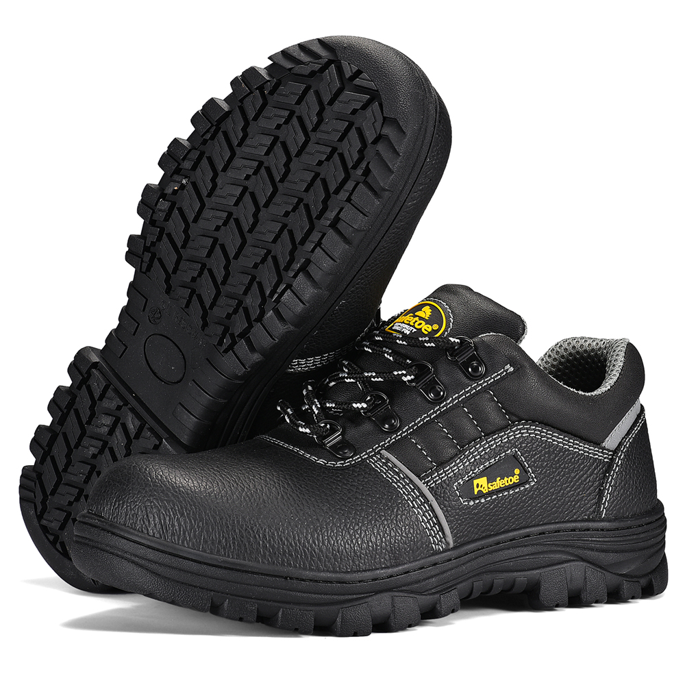 Oil Refinery Industry Cow Leather Safety Shoes L-7163RB