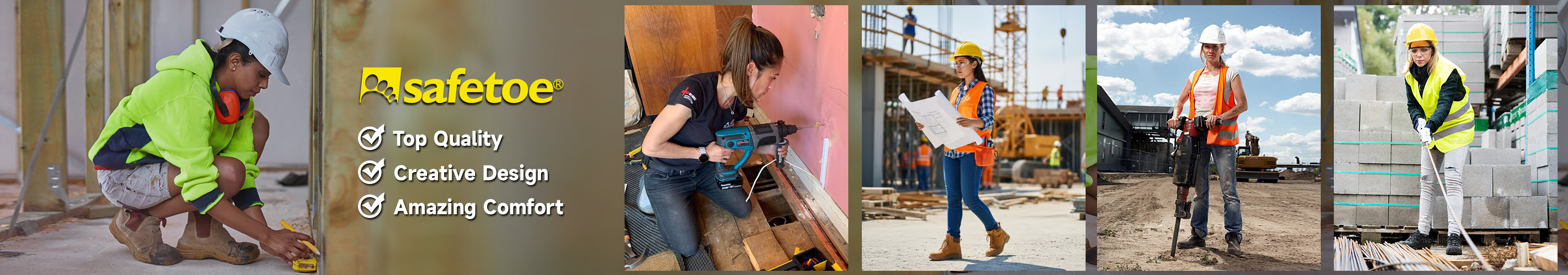 Women Safety Shoes & Work Boots