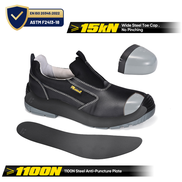 Super Laceless Low Cut S3 Steel Toe Cap Safety Shoes L-7525