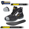 VortiGard™ Stainless Steel Plate Site Black Protective Work Boots M-8027