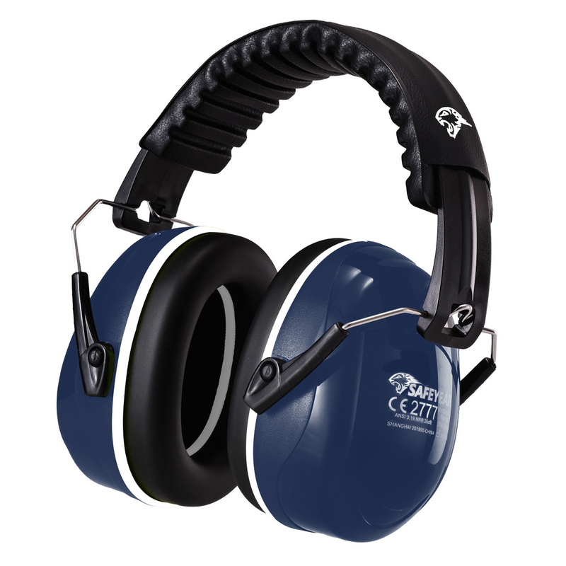 ABS Hearing Protection Ear Muffs Protective Ear Muffs Ready Stock FM-1B Blue