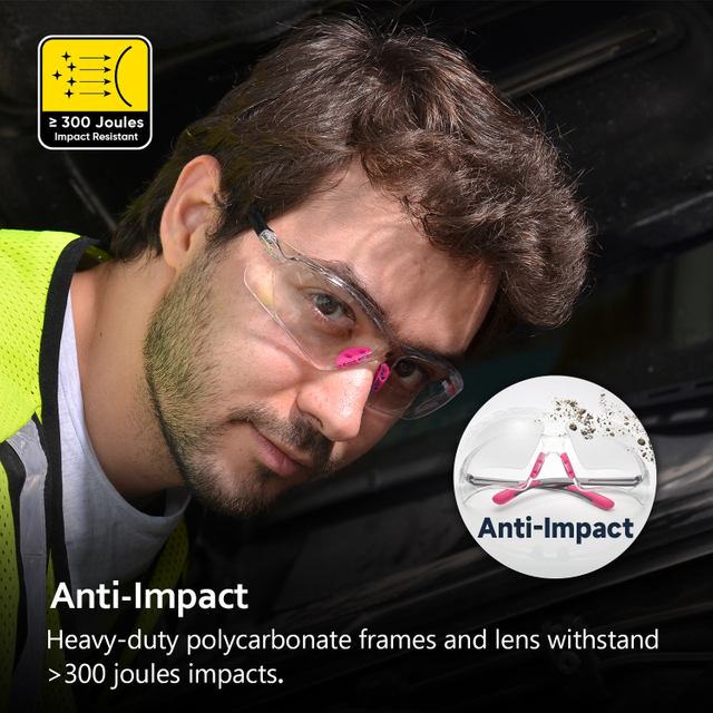 Ready Stock Protective Safety Glasses For Women SG003 Pink