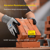 Construction Work Gloves Cut Resistant Safety Work Gloves PD8045 Black
