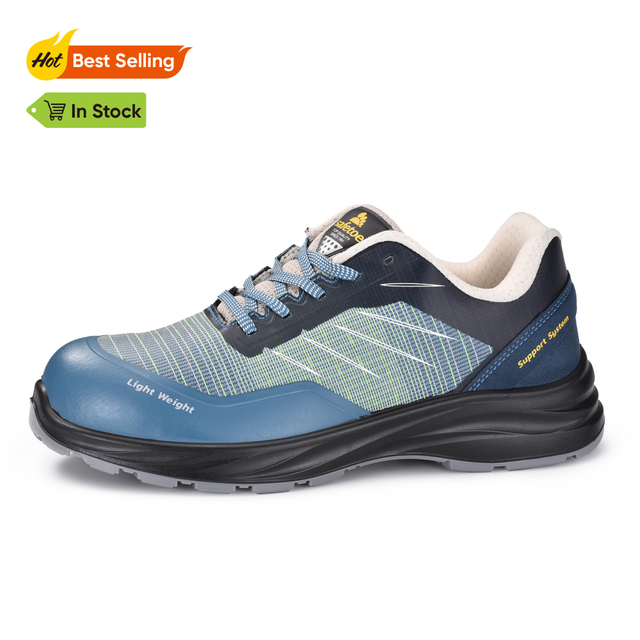 Safety Sneakers Men Shoes Work Lightweight Breathable L-7572