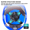 Blue Industrial Safety Helmets W-003