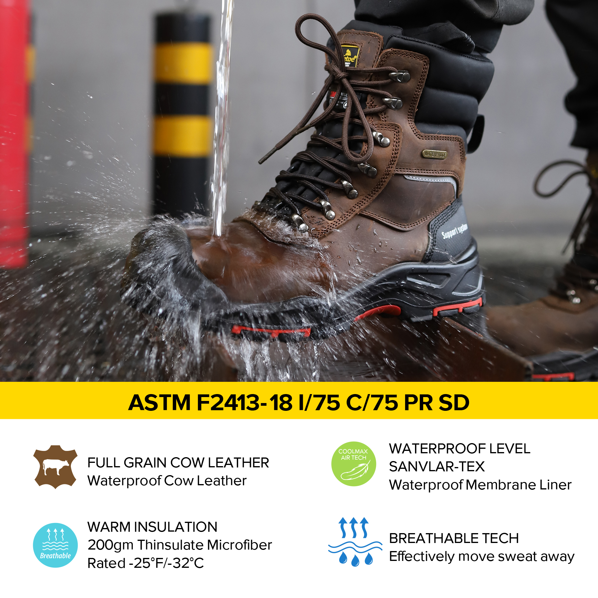 1-H-9552-warm safety boots 1-H-9552-warm safety boots
