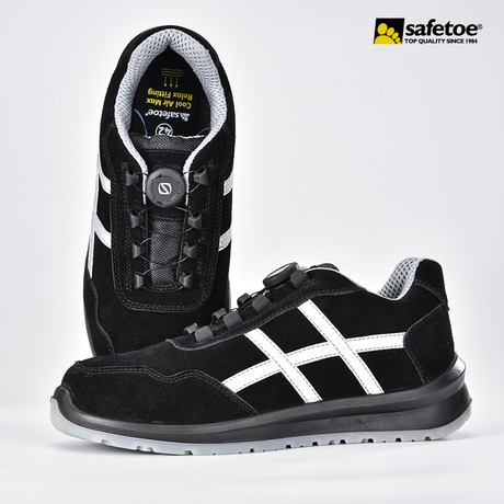 Sporty Metal Free S1P Safety Shoes with Twist Lock System L-7329