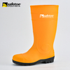 Heavy Duty Steel Toe Rain Boots W-6037 Yellow