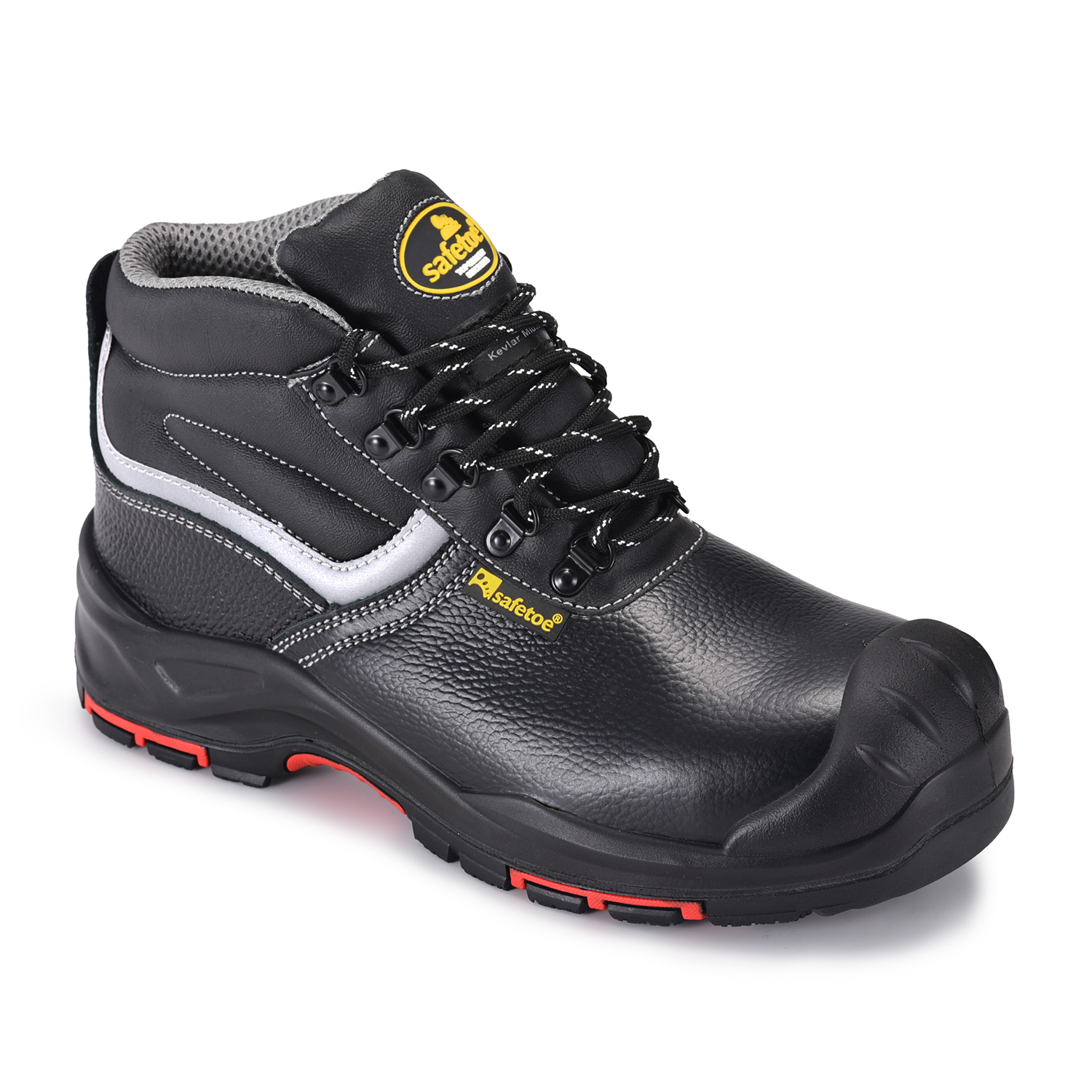 Black Cow Certified Industrial Construction Safety Shoes M-8520PR SiteShield Max