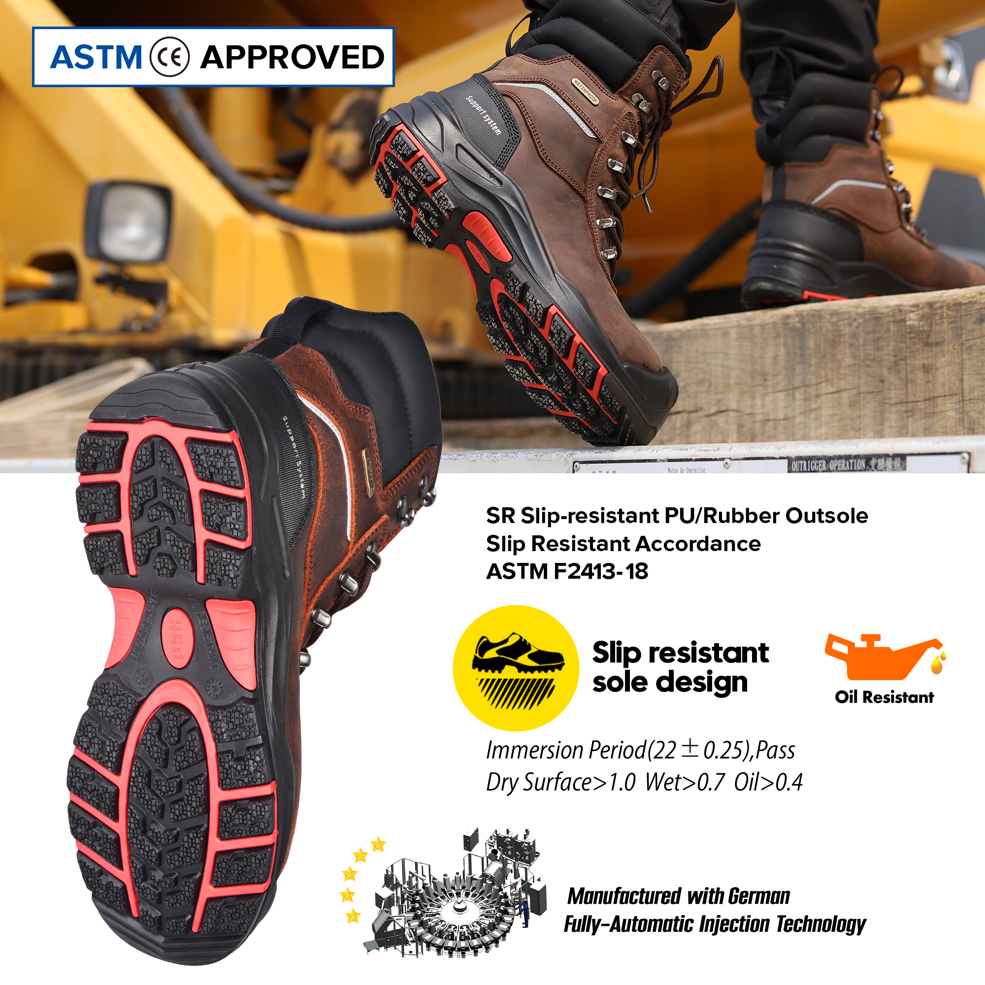 S7S Antistatic Oil-Resistant Safety Boots H-9552