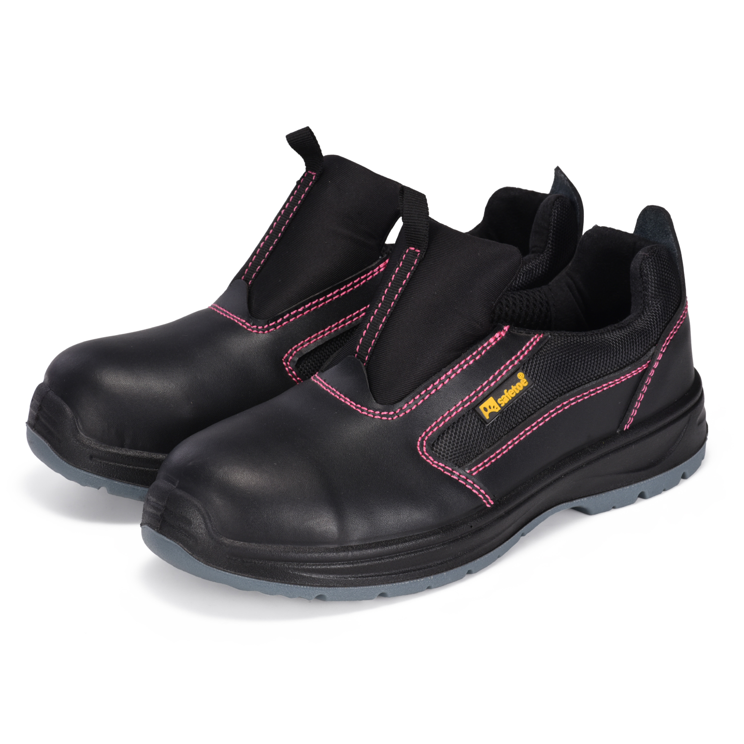 Laceless Safety Shoes Foe Women L-7525 Pink