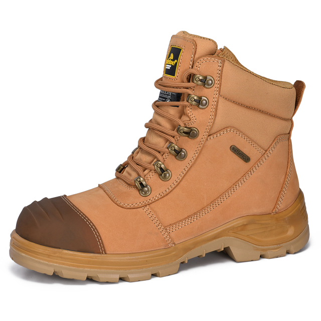 Safety Work Boots Composite Toe Waterproof Membrane M-8577 Beige