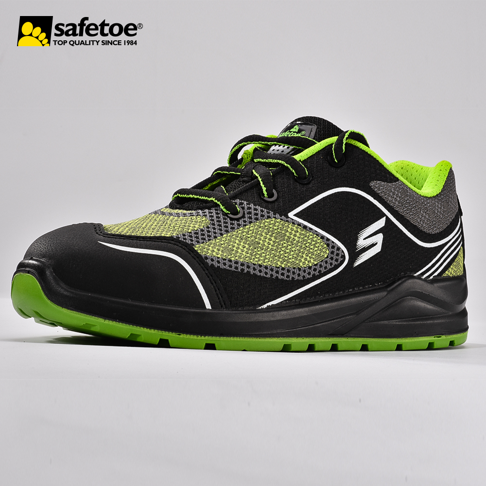 Sports Design Safety Trainers L-7501 Green (Speed)