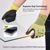 Cut Resistant Safety Work Gloves PD8045 Yellow