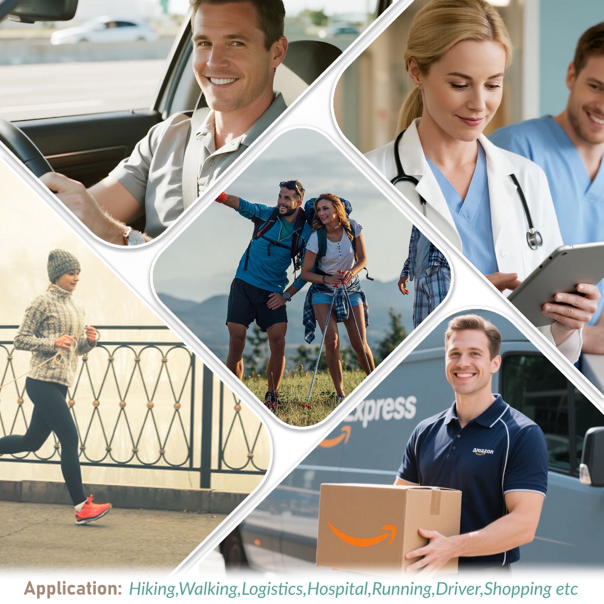 Safetoe Antibacterial Work Insoles with Hi-polyu & Natural Herbal