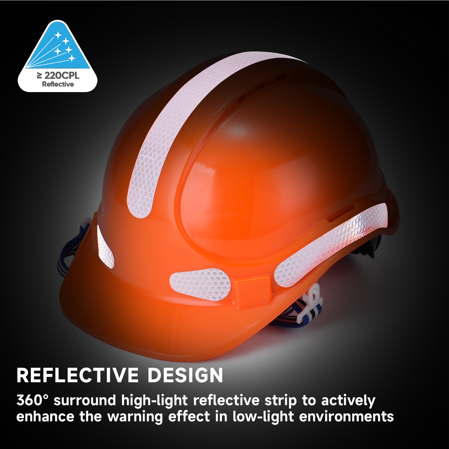  Vented Safety Helmet with Earmuffs Hearing Protection