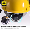 Face Shield Protection Safety Helmets M-5009 Yellow
