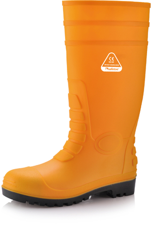 S5 Heavy Duty Rain Boots W-6038 Yellow