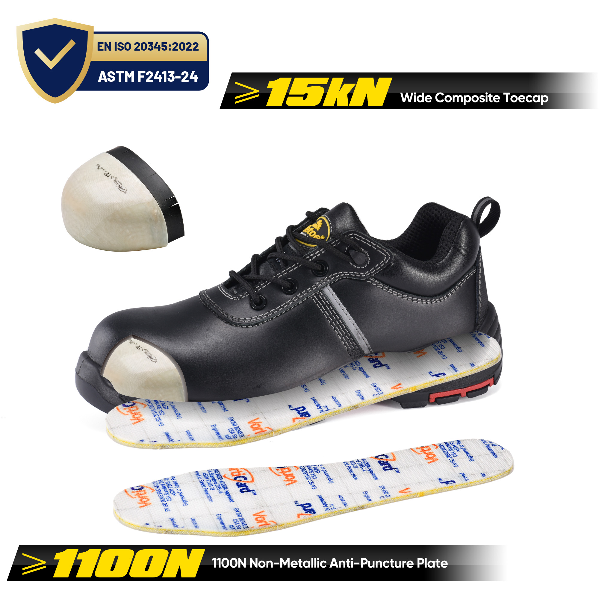 Lightweight EH Electrical Safety Shoes | Composite Toe L-7536EH