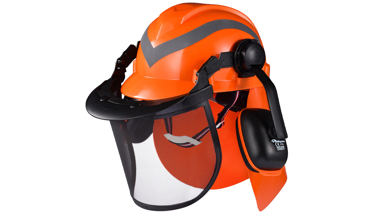 Forest Helmets With Face Shield M-5009 Orange