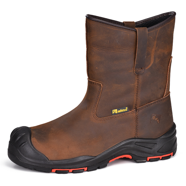 H-9441 classic leather oil and gas safety boots with composite toe protection