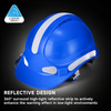Construction Safety Helmet with Earmuffs W-018EM