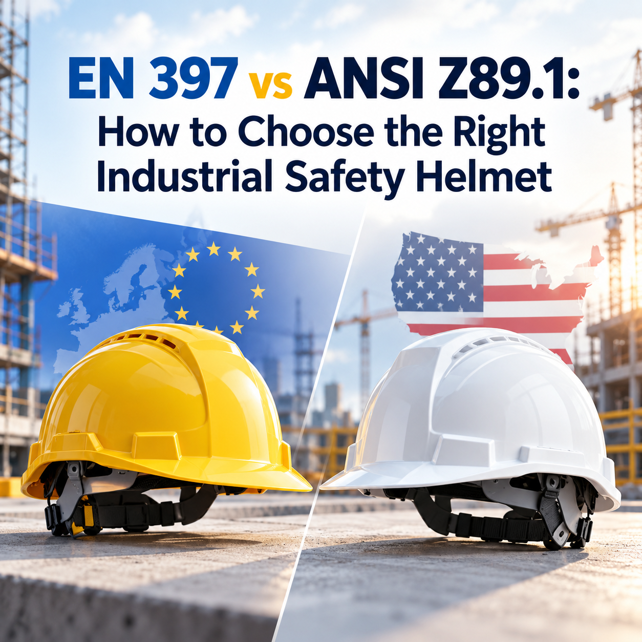 EN 397 vs ANSI Z89.1: How to Choose the Right Industrial Safety Helmet